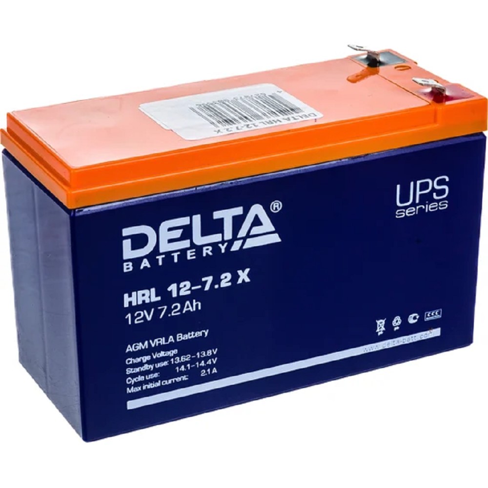 Батарея для ИБП Delta HRL 12-7.2 X 12В 7.2Ач