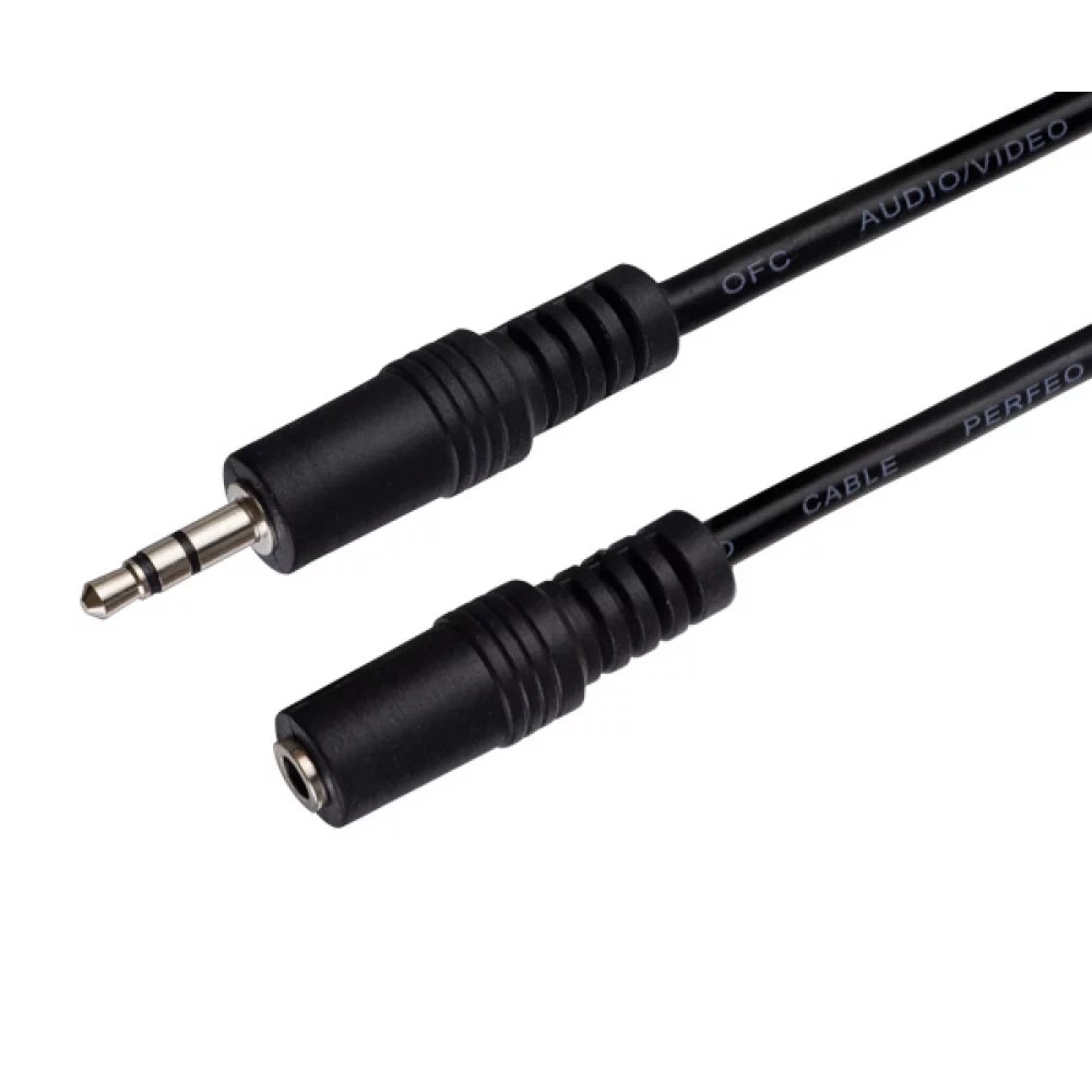 PERFEO Кабель Jack 3.5 мм вилка - Jack 3.5 мм розетка, длина 10 м. (J2204)