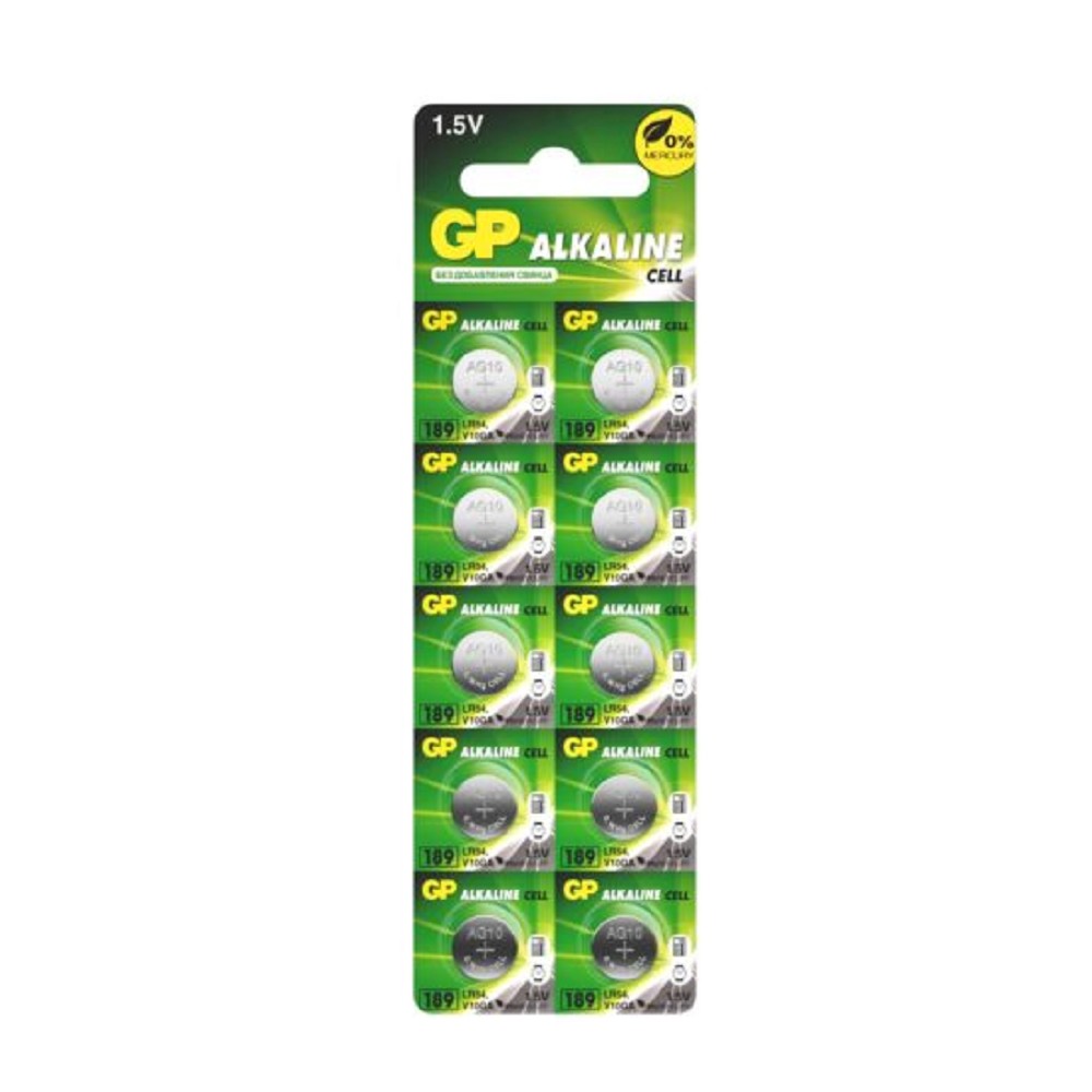 GP 189F(RA)-2C10 250/5000 (LR54) (10 шт. в уп-ке) арт. 4891199015519