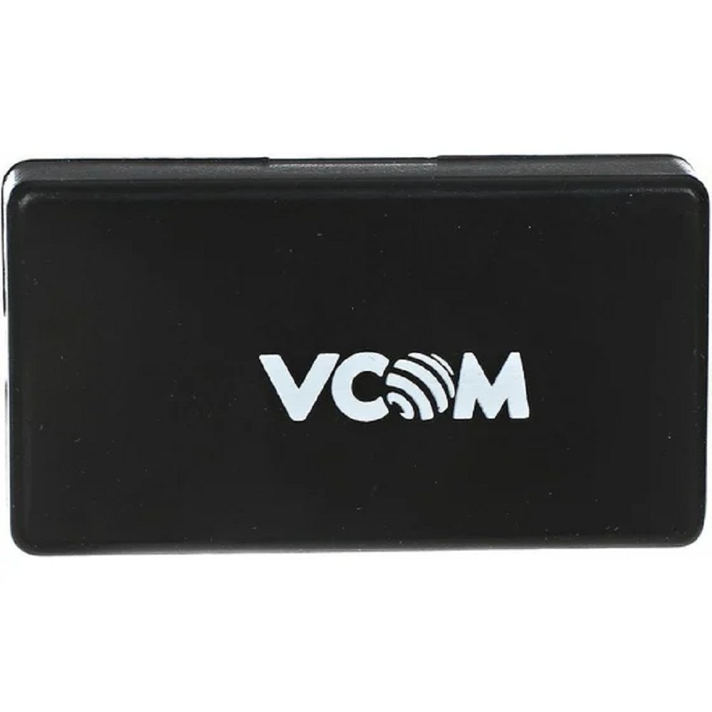 VCOM NM211 Соединительный бокс для витой пары UTP cat. 5e, 6 T568A/B, IDC: krone, черный [4895182238916]