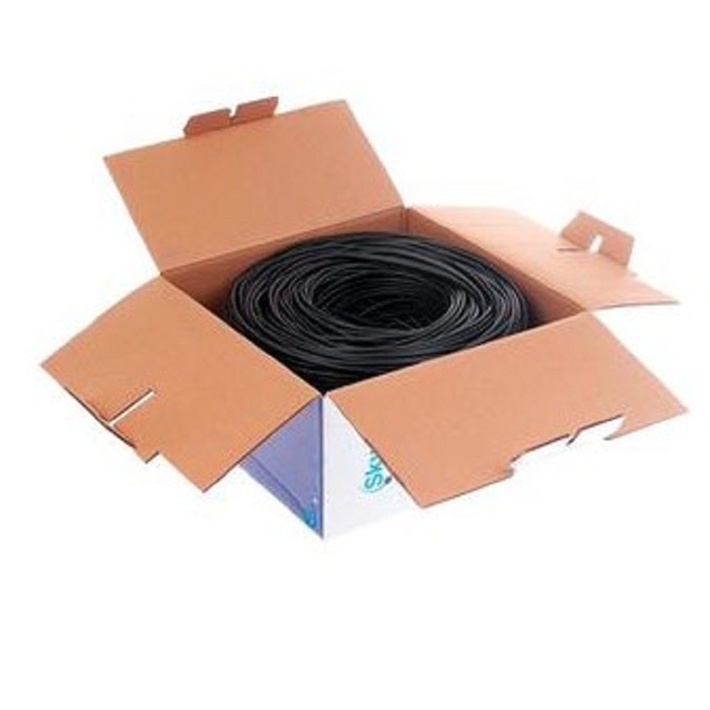 SkyNet Standart Кабель UTP outdoor 4x2x0,48, медный, FLUKE TEST, кат.5e, однож., (305м) box, черный [CSS-UTP-4-CU-OUT](АК5010170/1693219)