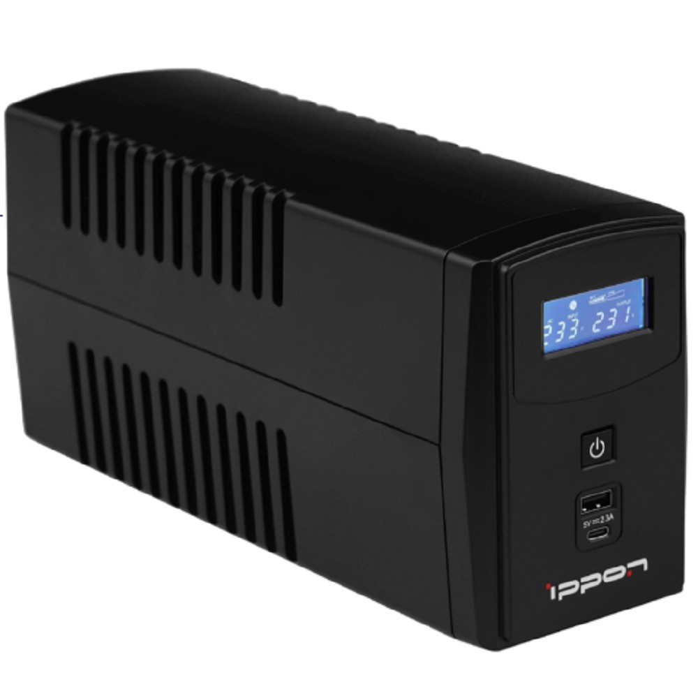 Источник бесперебойного питания Ippon Back Power Pro II 600 360Вт 600ВА черный арт. 1030300