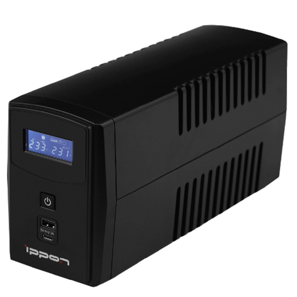 Источник бесперебойного питания Ippon Back Power Pro II Euro 850 480Вт 850ВА черный арт. 1005575