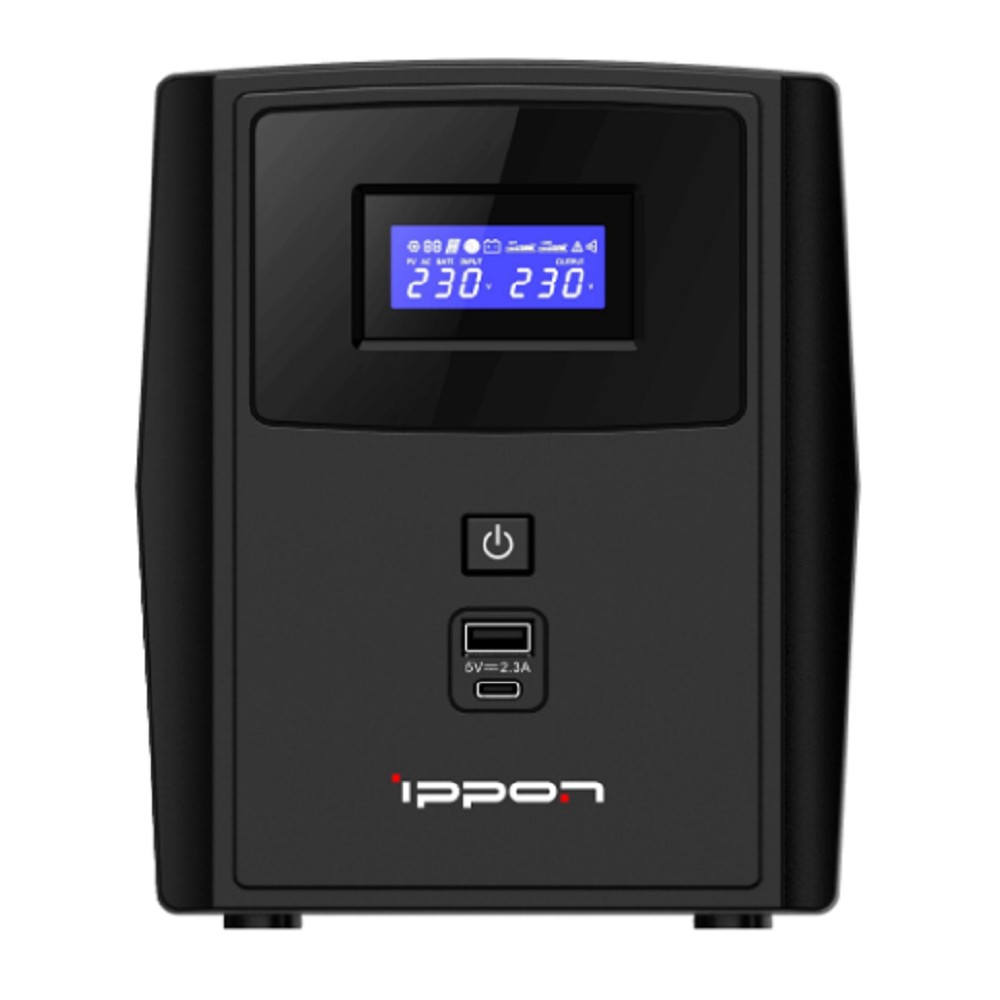 Источник бесперебойного питания Ippon Smart Power Pro II 1200 720Вт 1200ВА черный арт. 1005583