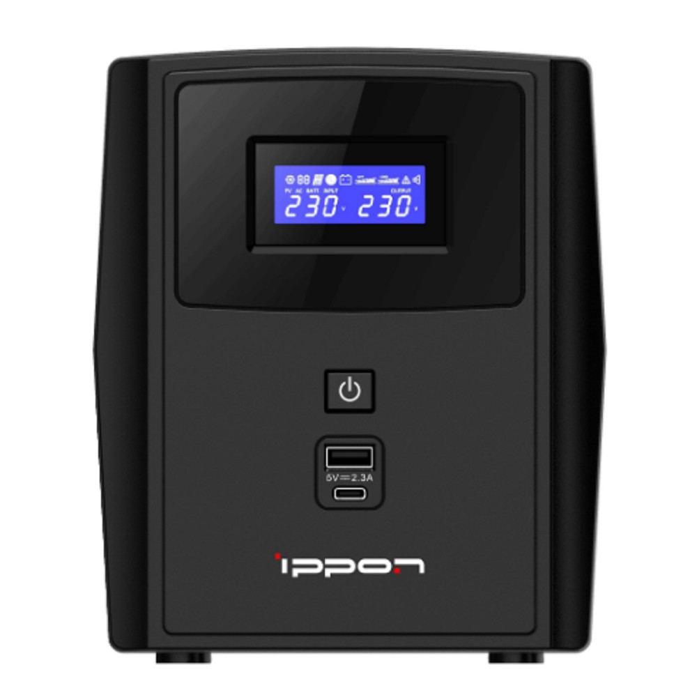 Источник бесперебойного питания Ippon Smart Power Pro II 1600 960Вт 1600ВА черный арт. 1005588