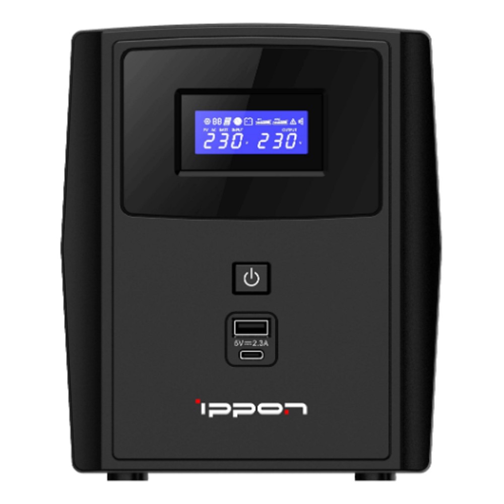 Источник бесперебойного питания Ippon Smart Power Pro II 2200 1200Вт 2200ВА черный арт. 1005590