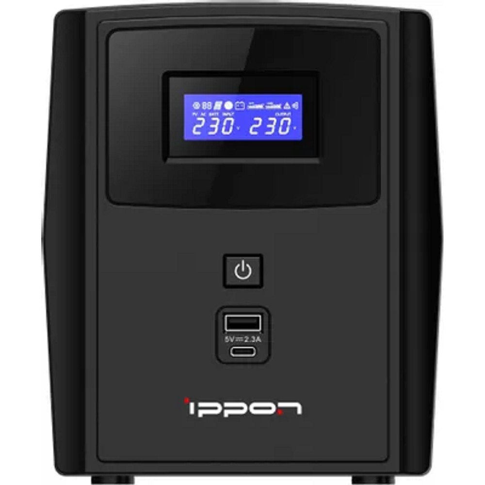 Источник бесперебойного питания Ippon Smart Power Pro II Euro 1200 720Вт 1200ВА черный арт. 1029740