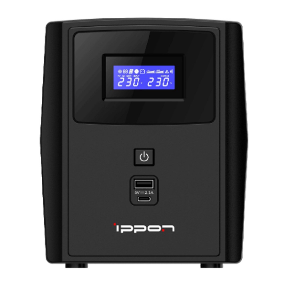 Источник бесперебойного питания Ippon Smart Power Pro II Euro 1600 960Вт 1600ВА черный арт. 1029742