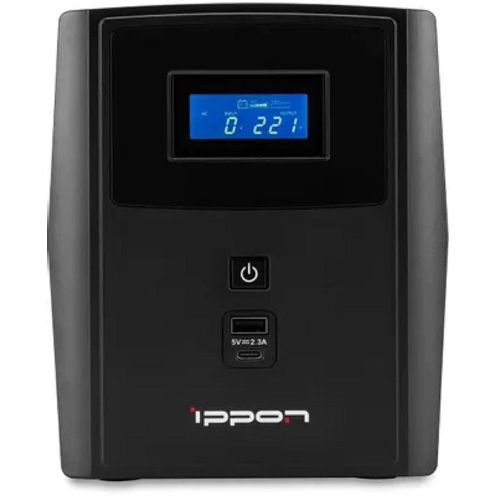 Источник бесперебойного питания Ippon Smart Power Pro II Euro 2200 1200Вт 2200ВА черный арт. 1029746