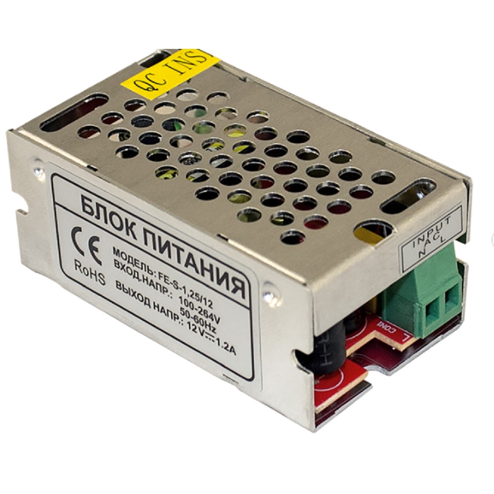 Блок питания AC/DC Falcon Eye FE-S-1,25/12 11.5В 13.55В 15Вт