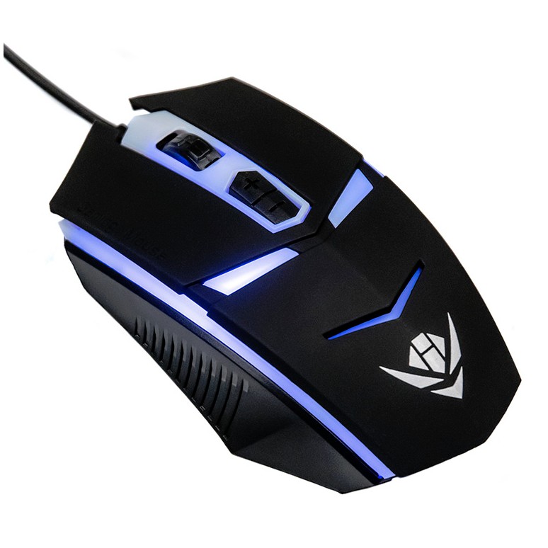Мышь MOG-02U Nakatomi Gaming mouse - игровая, 4 кнопки + ролик, 7-ми цветная подсветка, USB, черная Dialog