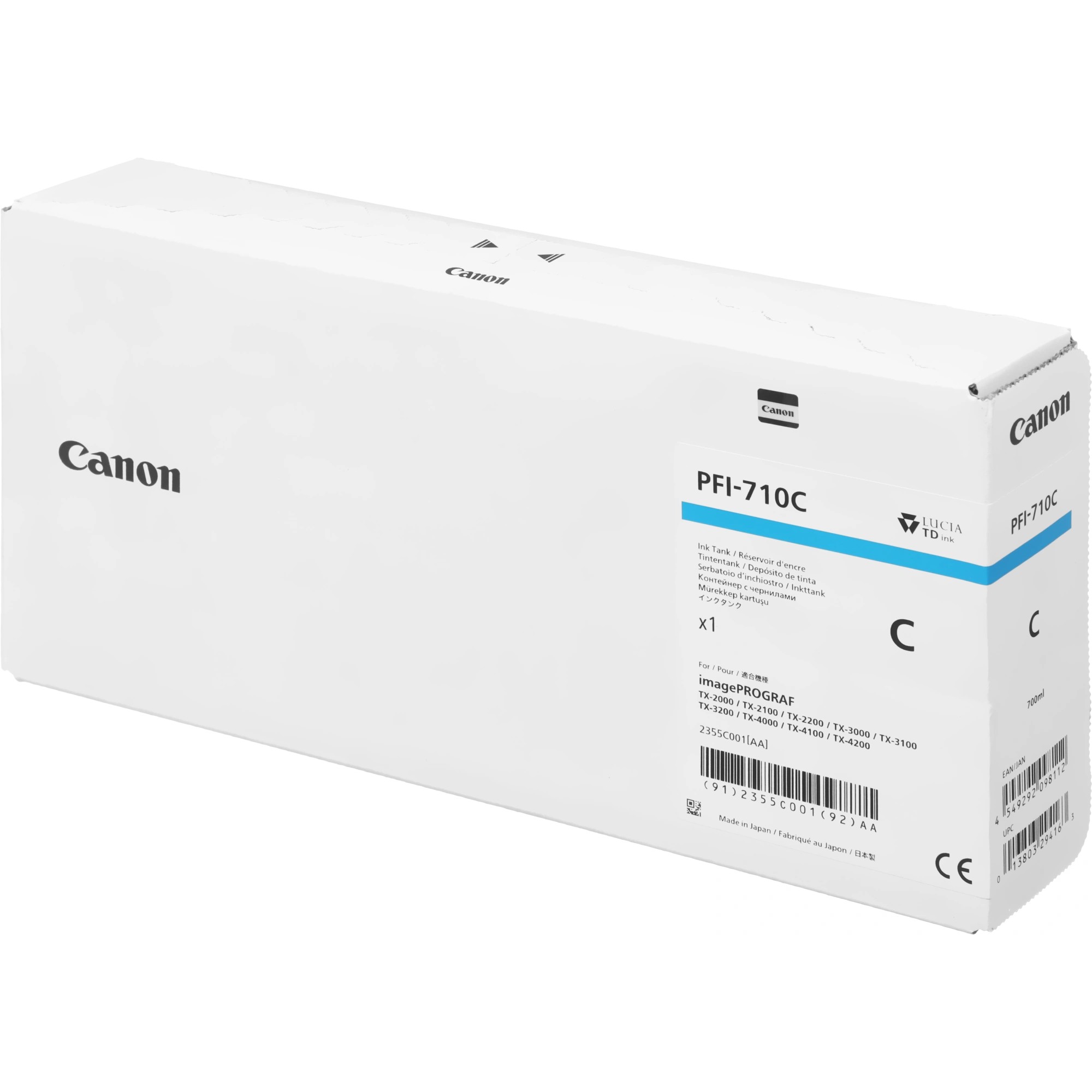 Canon PFI-710 C (cyan) 700 ml арт. 2355C001