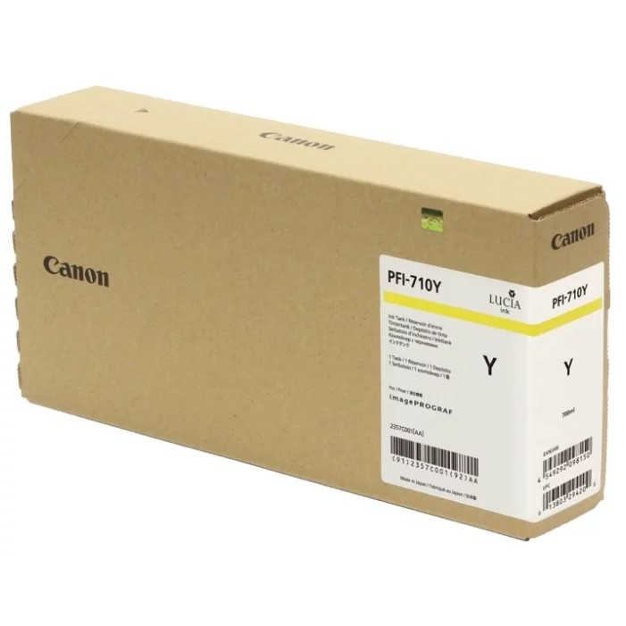 Canon PFI-710 Y (yellow) 700 ml арт. 2357C001
