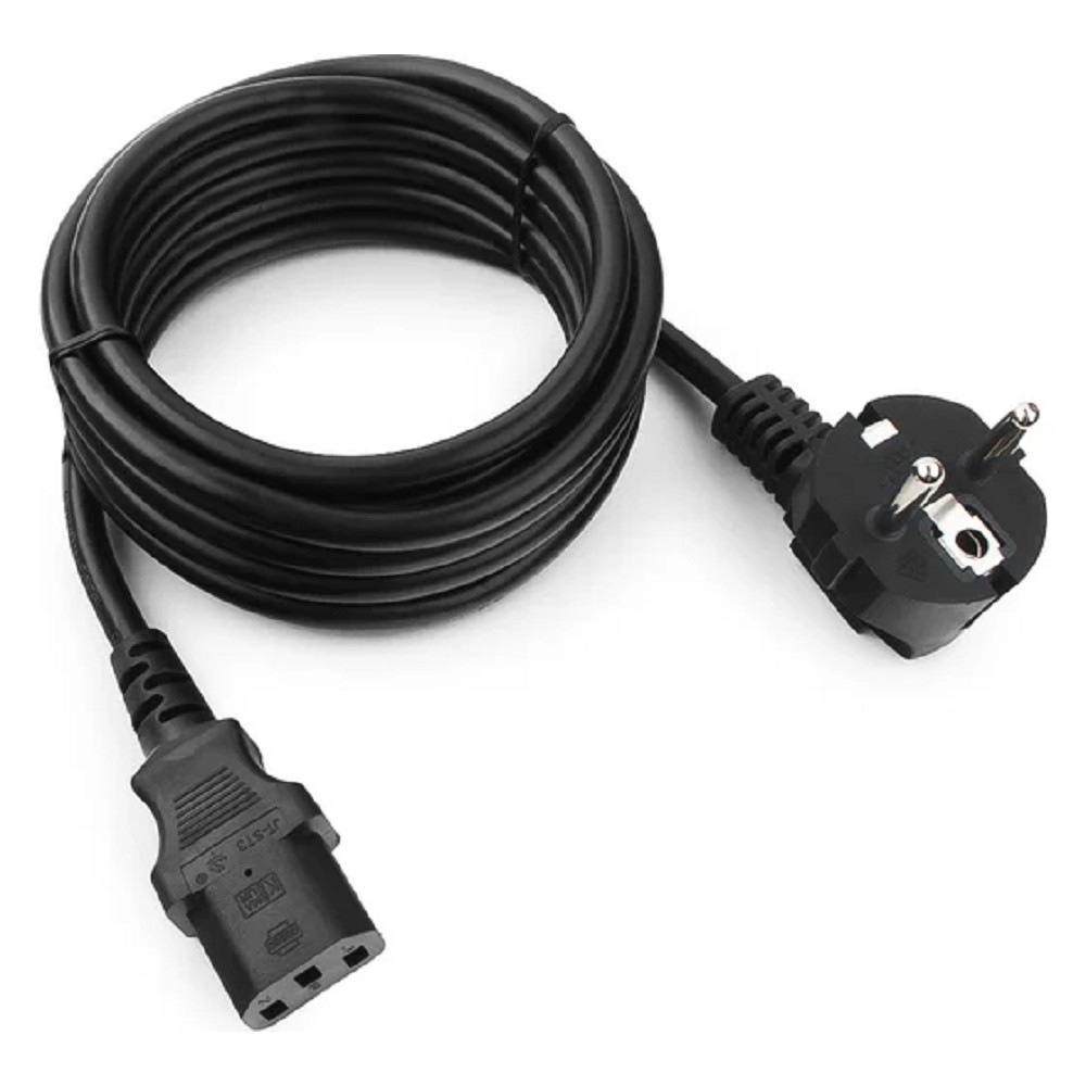 Cablexpert Кабель питания 3м, Schuko- C13, 3х1кв.мм, черный, с заземлением, пакет (PC-186-1-3M) Gembird