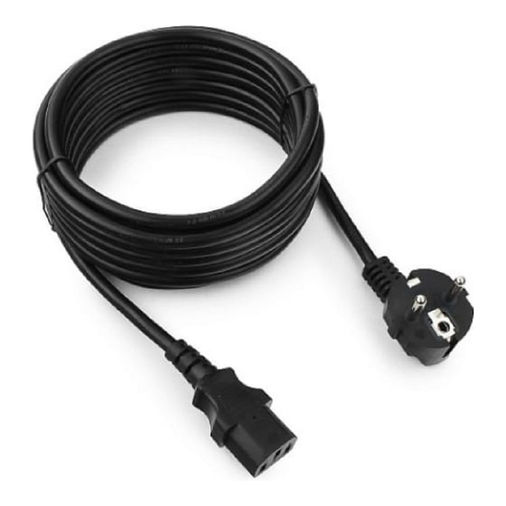 Cablexpert Кабель питания 5м, Schuko- C13, 3х1кв.мм, черный, с заземлением, пакет (PC-186-1-5M) Gembird
