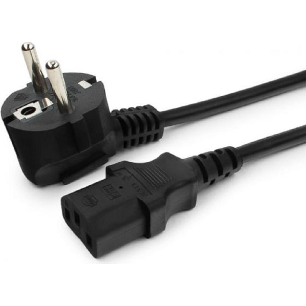 Cablexpert Кабель питания 5м, Schuko- C13, 3х1кв.мм, черный, с заземлением, пакет (PC-186-1-5M) Gembird