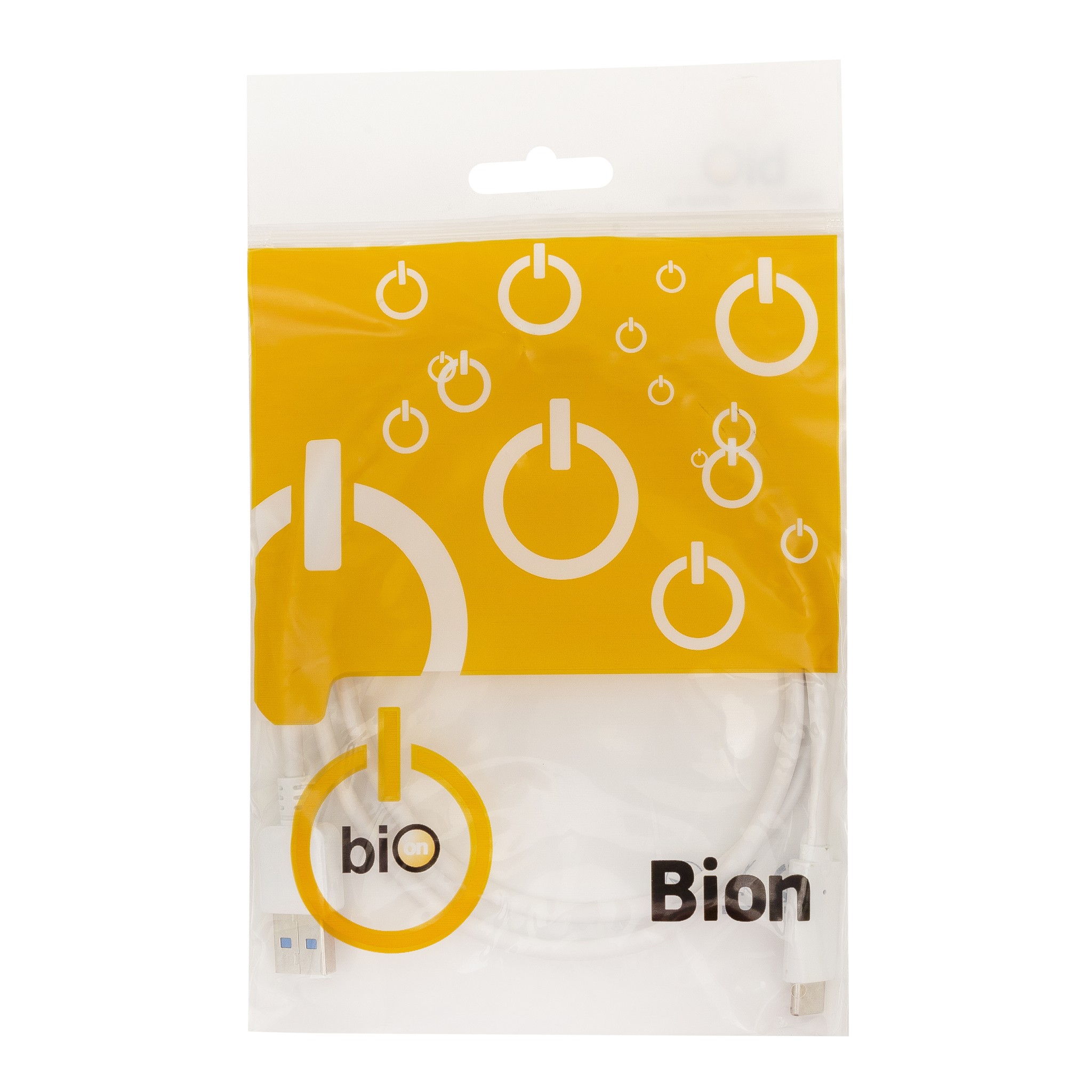 Bion Кабель USB 3.0 - USB Type-C (AM/CM), 5 Гбит/с, 3А (36W), 1 м, белый [BXP-CCP-USB3-AMCM-1M-W] Bion Expert
