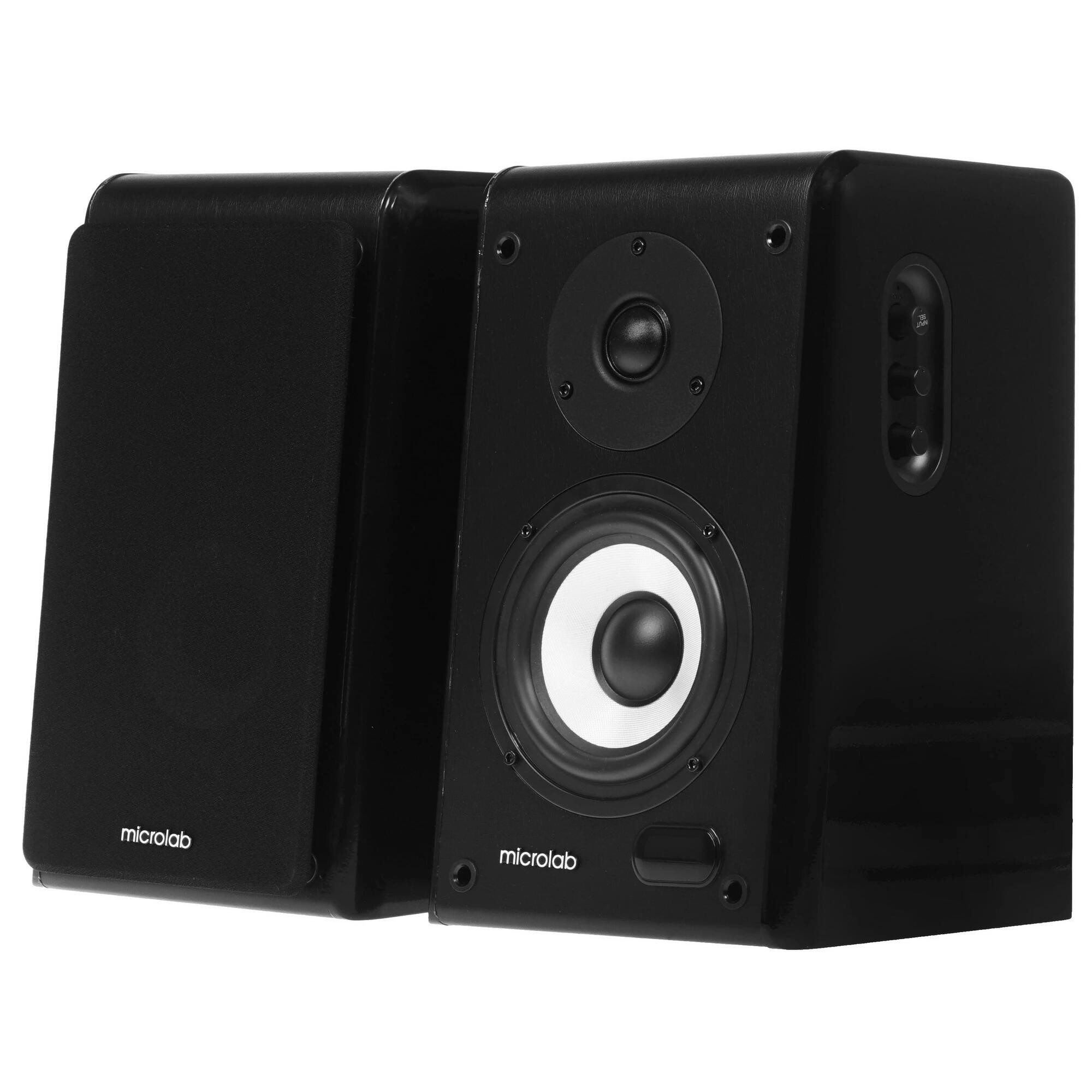 MICROLAB SOLO11, цвет черный {2 колонки + пульт дистанционного управления (100W RMS), Bluetooth, USB выход}