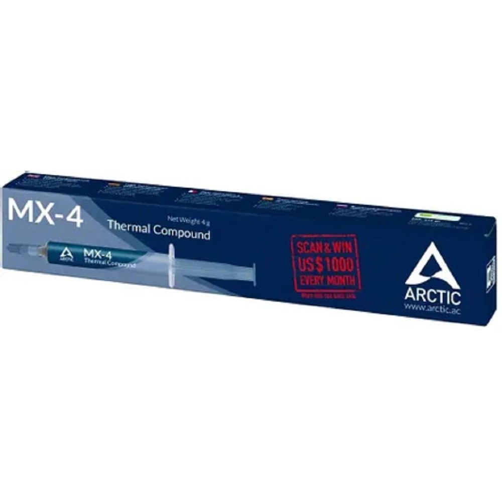 Термопаста MX-4 Thermal Compound 4-gramm 2019 Edition (ACTCP00002B) ARCTIC