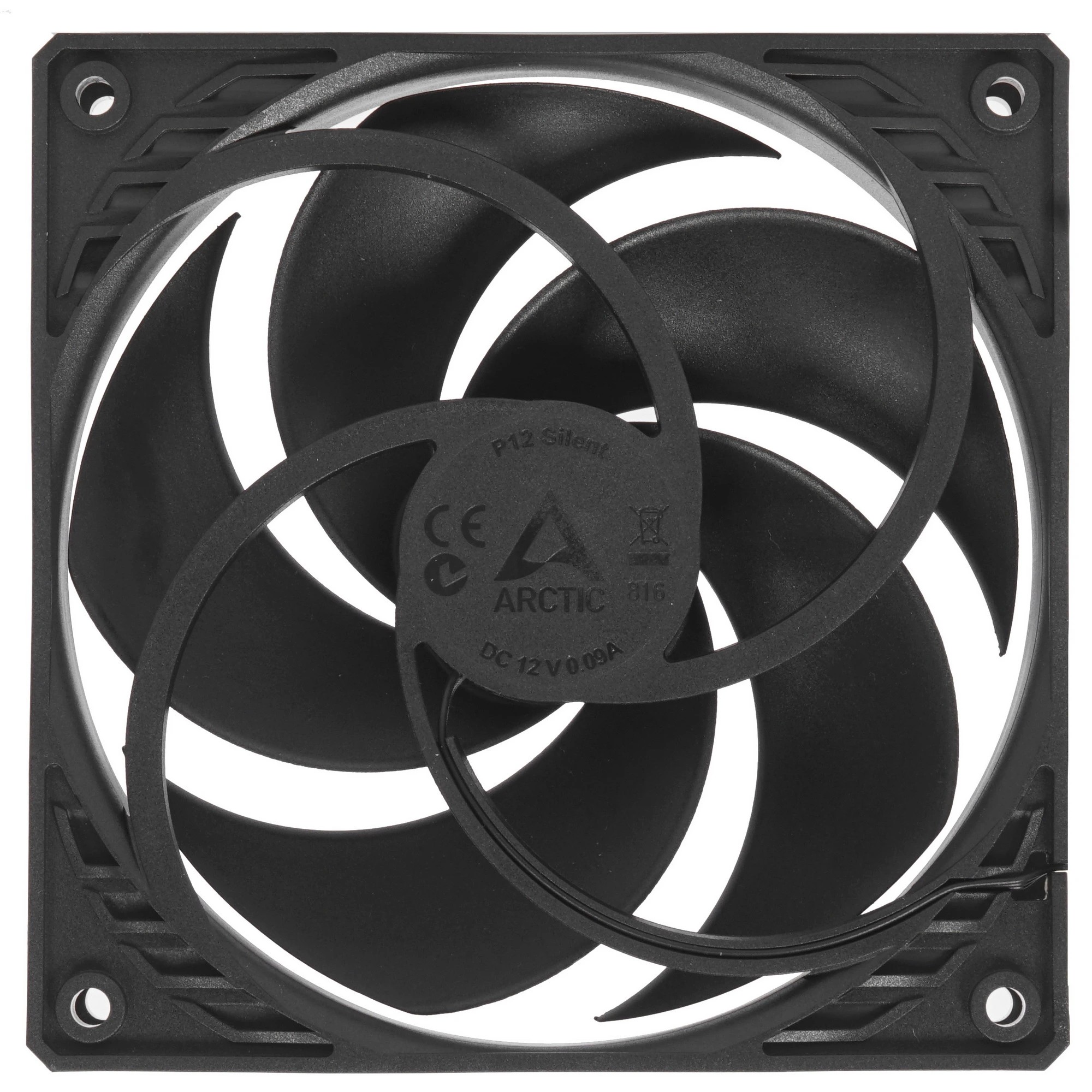 Case fan ARCTIC P12 Silent (black/black) (ACFAN00130A)