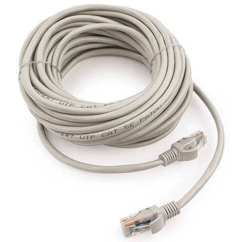 Cablexpert Патч-корд медный UTP PP10-10M кат.5, 10м, литой, многожильный (серый)