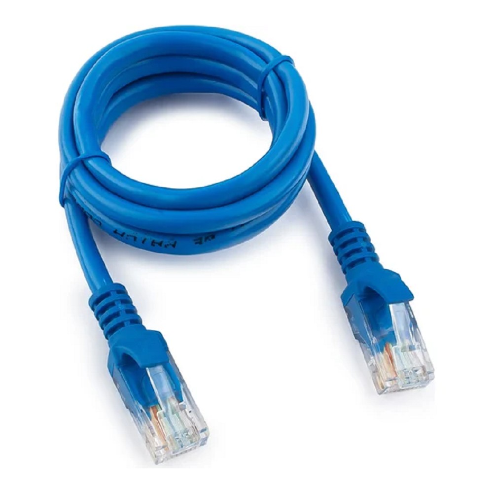 Cablexpert Патч-корд медный UTP PP10-1M/B кат.5, 1м, литой, многожильный (синий)