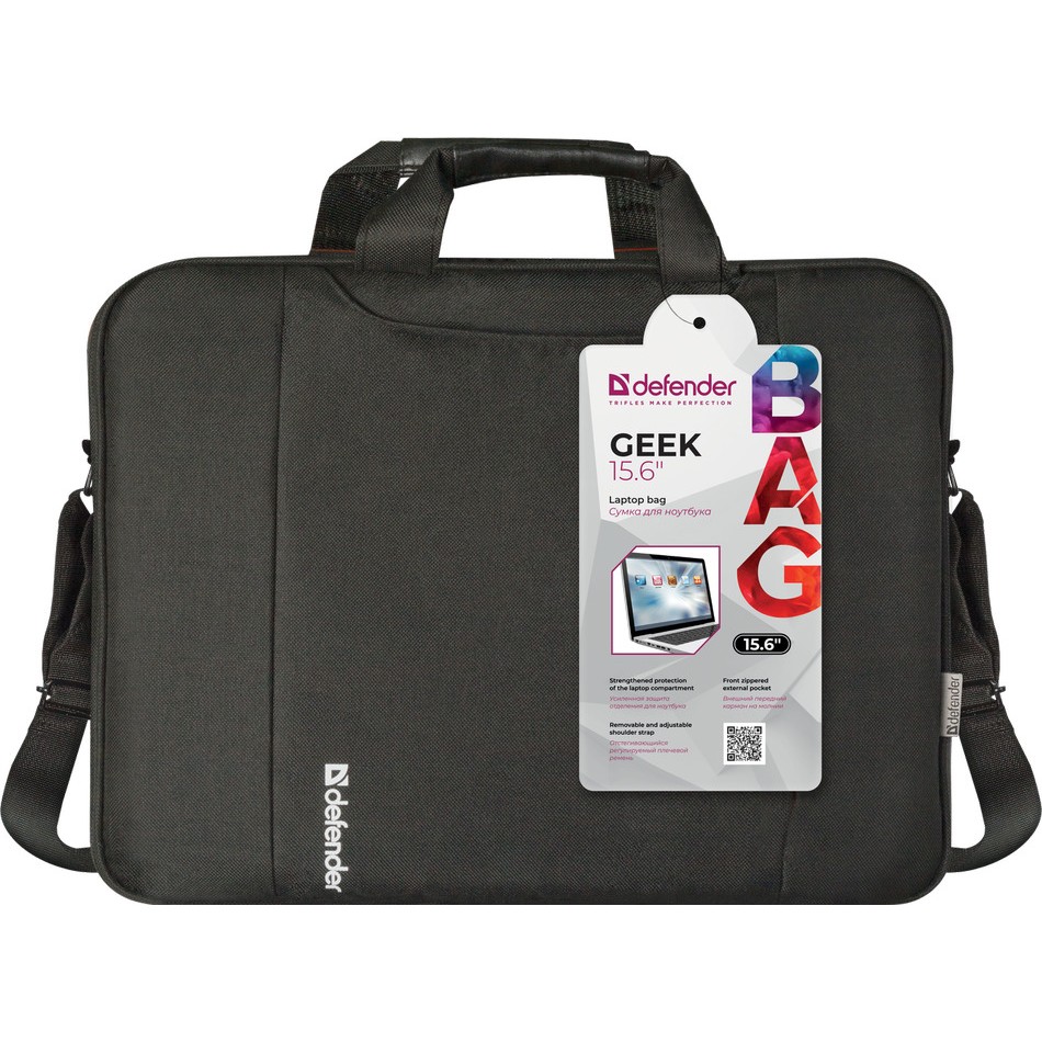 Defender Geek 15.6" Black арт. 26084