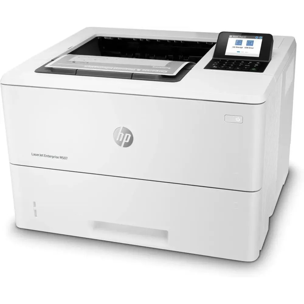 Принтер лазерный HP LaserJet Enterprise M507dn (1PV87A) A4 Duplex белый