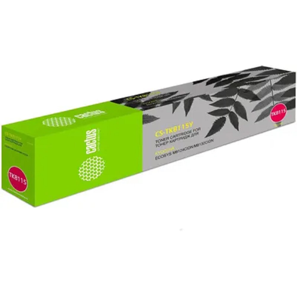 Cactus CS-TK8115Y TK-8115Y желтый (6000стр.) для Kyocera Mita Ecosys M8124cidn/M8130cidn