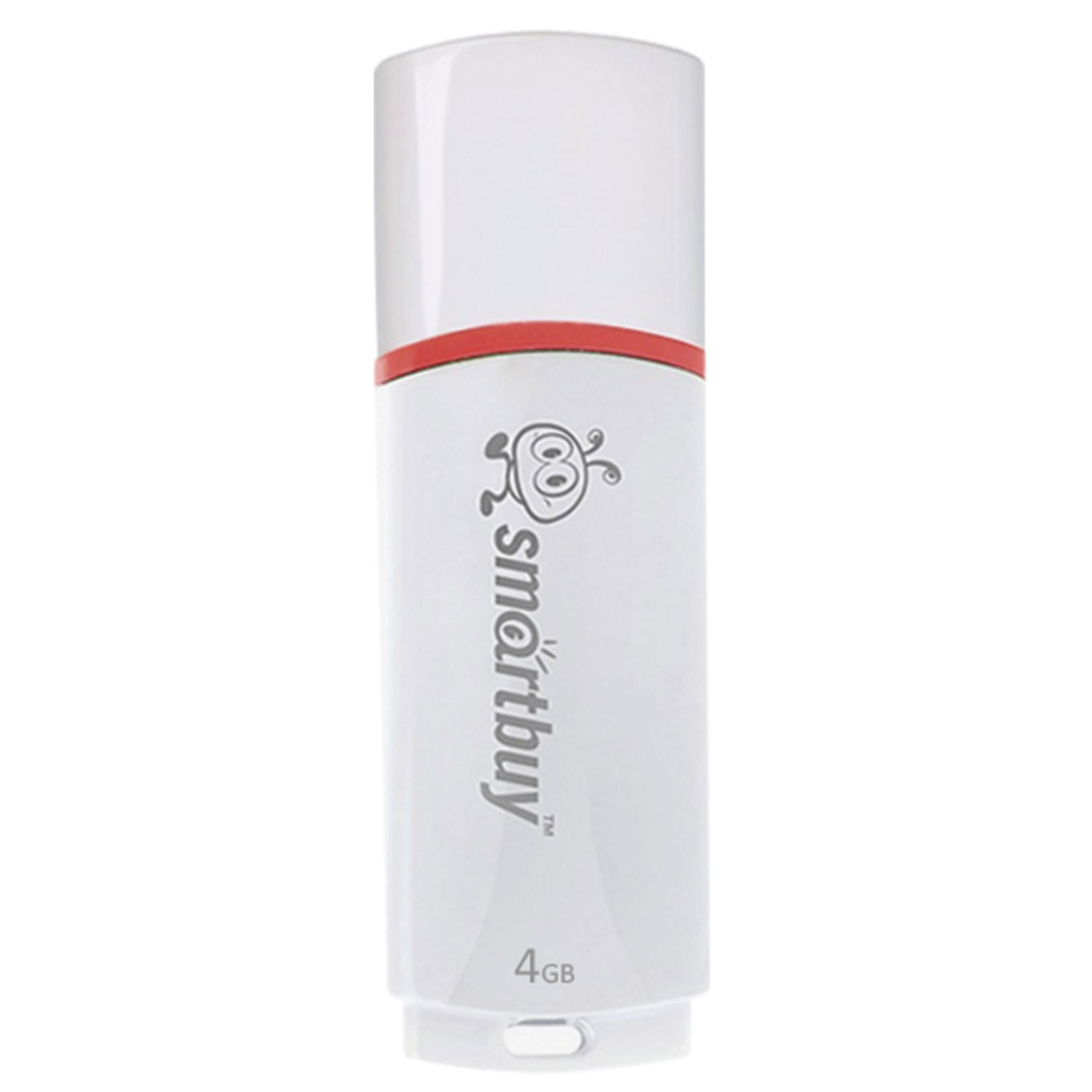 Smartbuy USB Drive 4Gb Crown White SB4GBCRW-W Smart buy