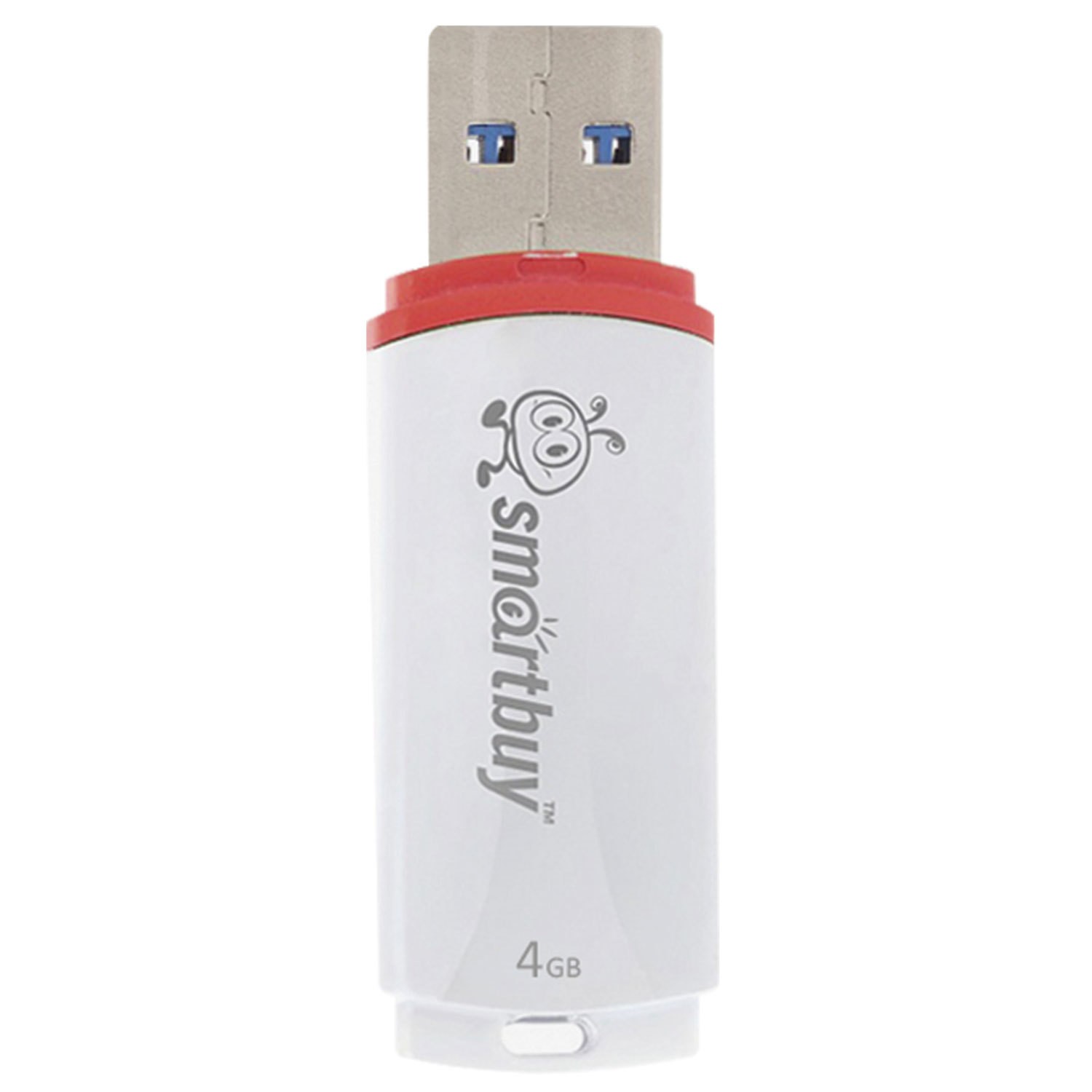 Smartbuy USB Drive 4Gb Crown White SB4GBCRW-W Smart buy