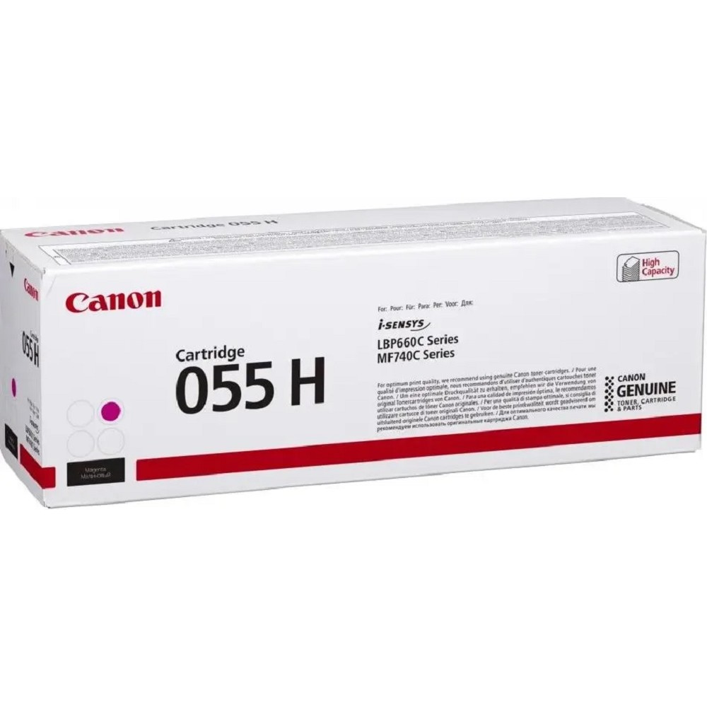 Canon Cartridge 055 HM 3018C002/3018C004AA Тонер-картридж для Canon MF746Cx/MF744Cdw (5 900 стр.) пурпурный