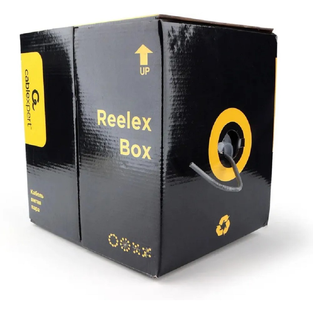 Cablexpert [UPC-5051E-SOL/100] Кабель UTP кат.5e, 4 пары, 0.51 mm (100м pullbox), CCA однож.