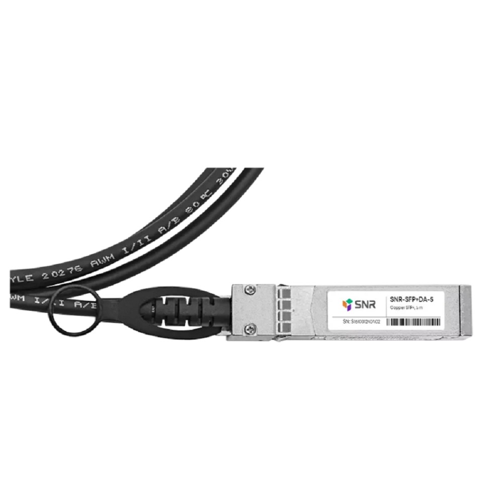 SNR Модуль SFP+ Direct Attached Cable (DAC), дальность до 5м арт. SNR-SFP+DA-5