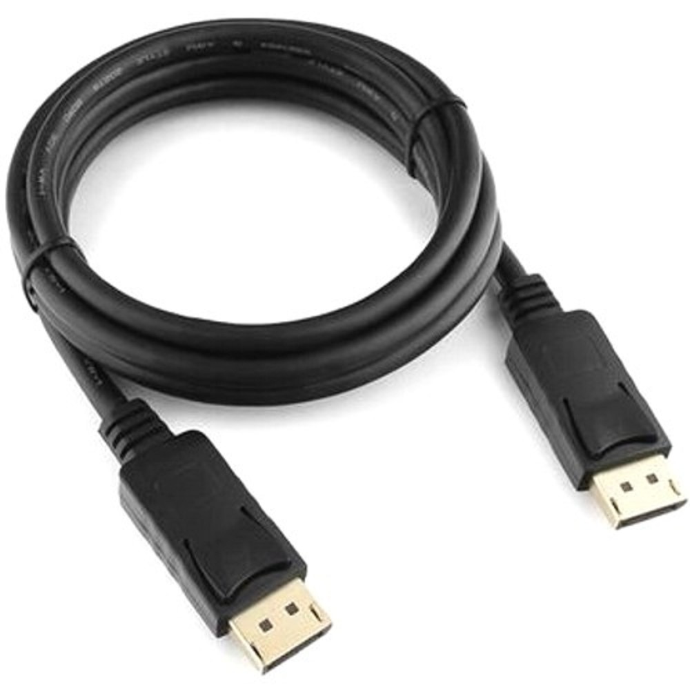 Кабель DisplayPort Cablexpert, v1.3, 2м, 20M/20M, черный, экран, пакет (CC-DP3-2M) Gembird