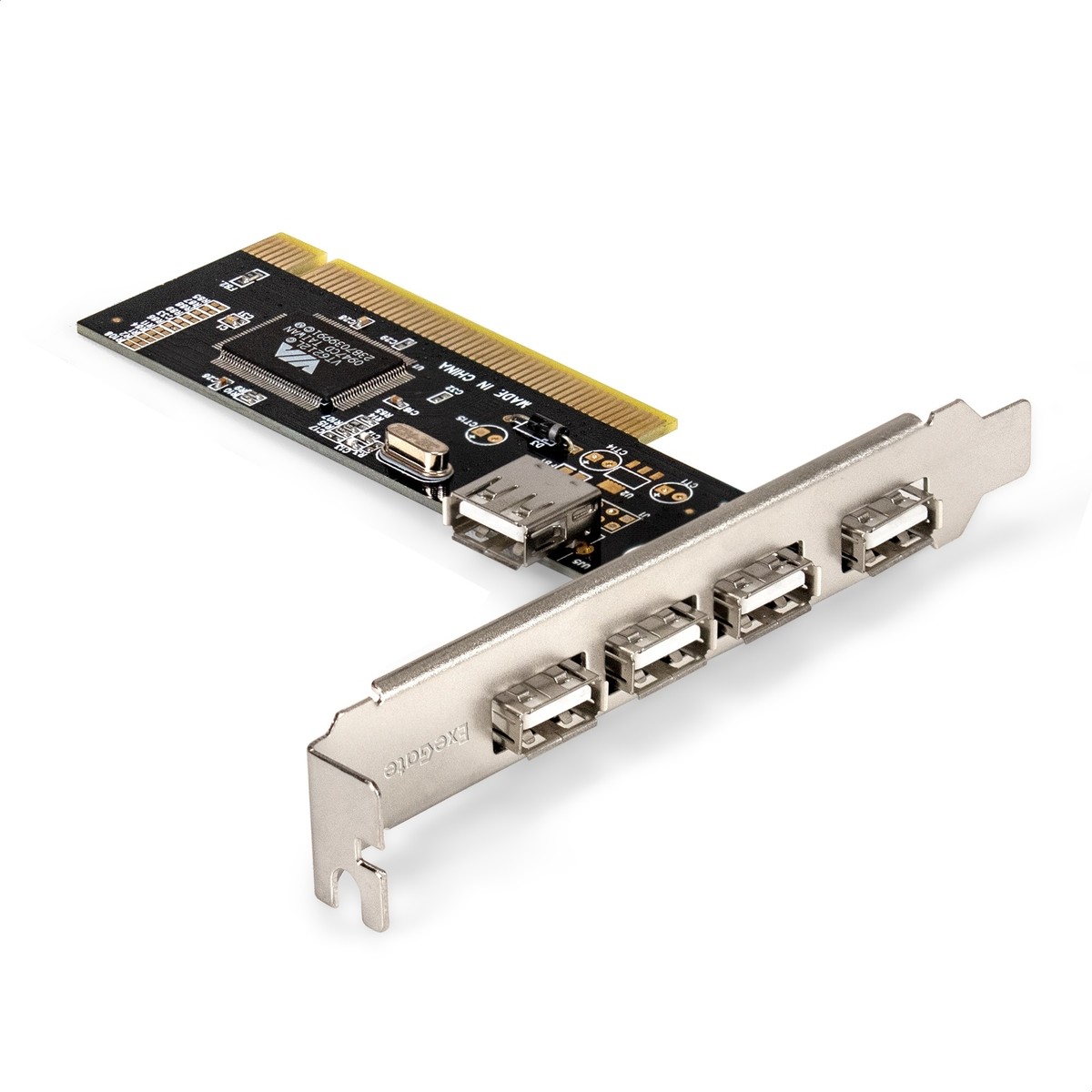Exegate EX281227RUS Контроллер EXE-352 PCI v2.2, 4*USB2.0 ext. + 1*USB2.0 int., VIA Labs Chipset VT6212L
