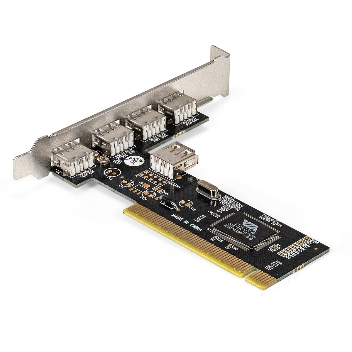 Exegate EX281227RUS Контроллер EXE-352 PCI v2.2, 4*USB2.0 ext. + 1*USB2.0 int., VIA Labs Chipset VT6212L