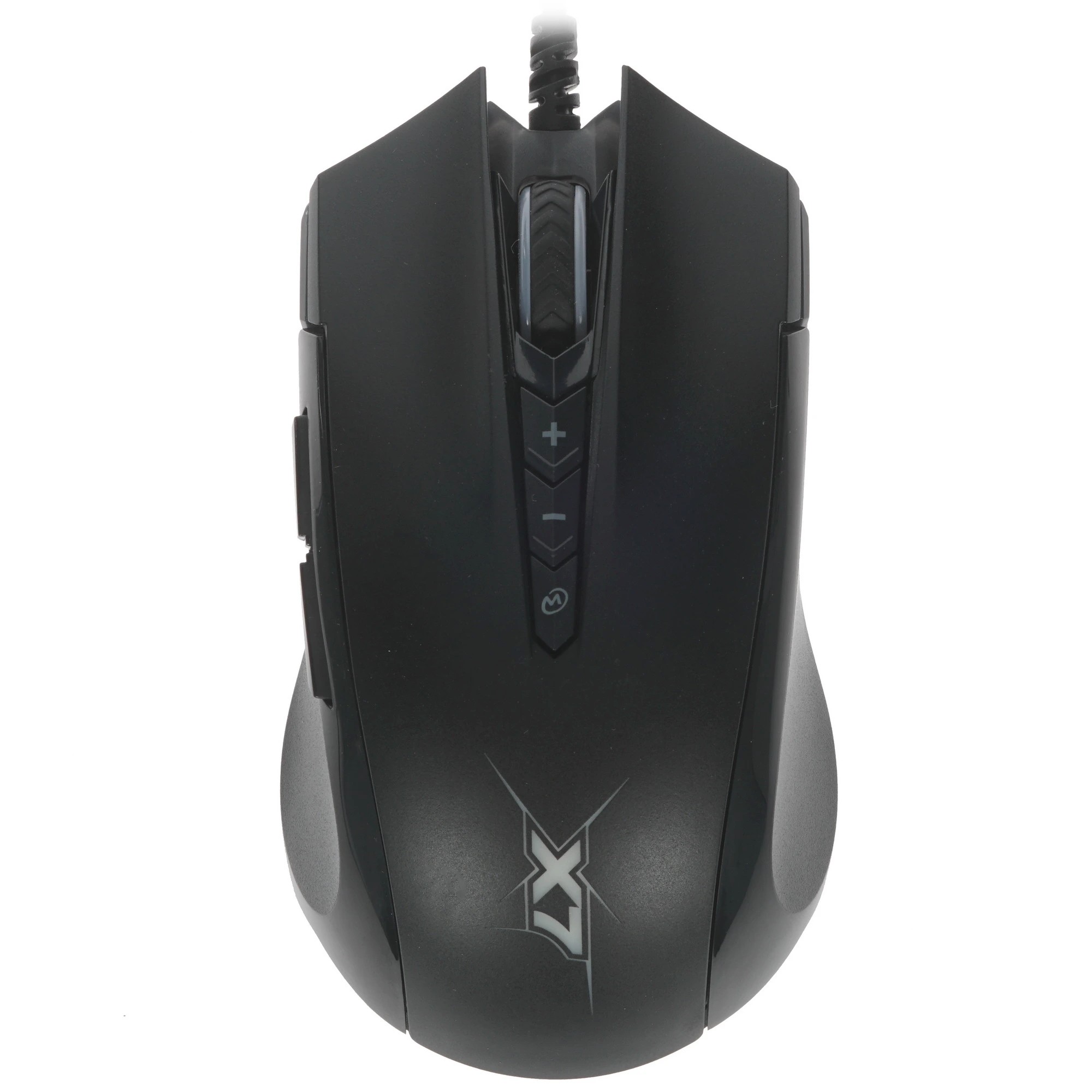 A4Tech X89 черный оптическая (2400dpi) USB (7but) [1147672]