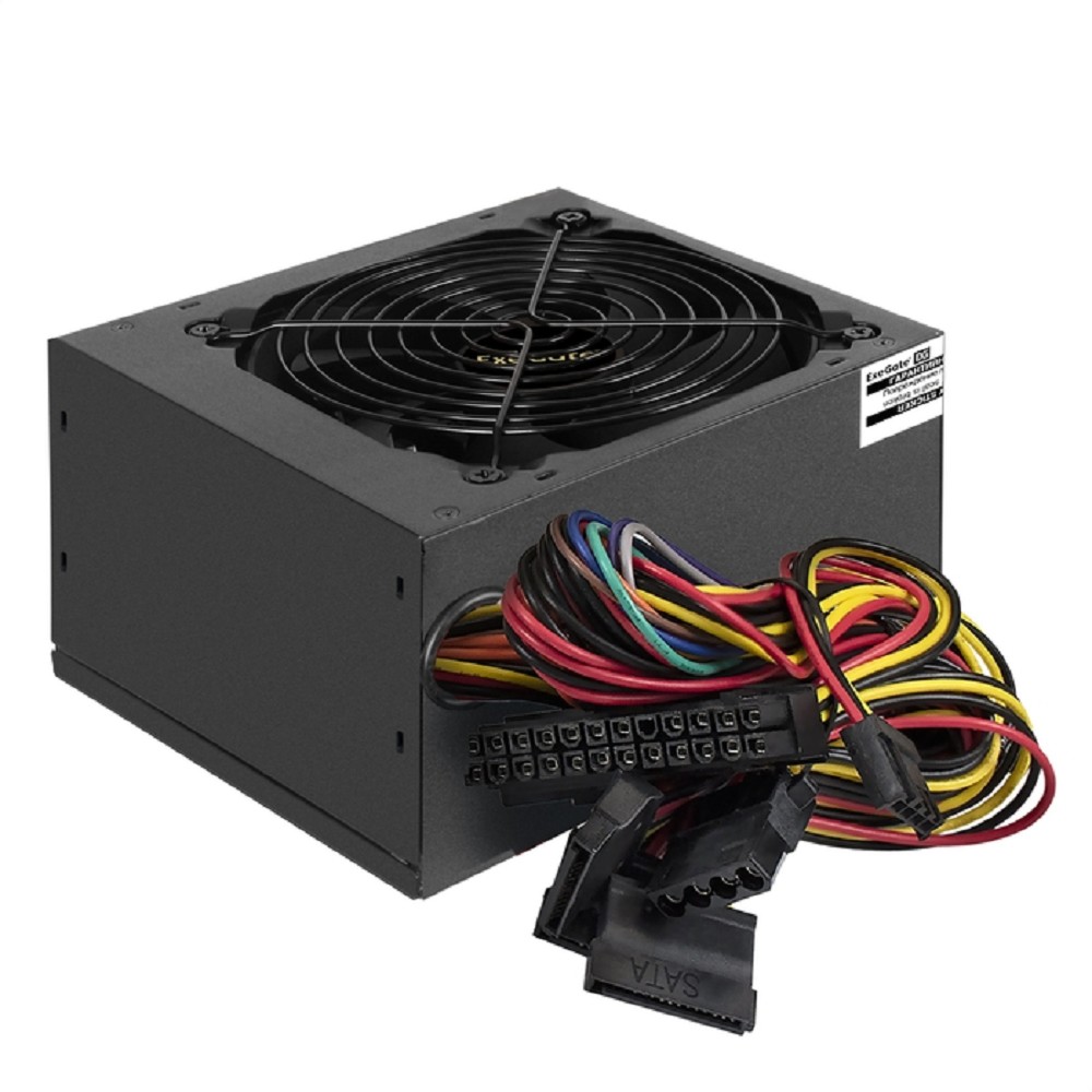 Exegate EX282072RUS Блок питания 550W ExeGate 550PPE, ATX, black, APFC, 12cm, 24p+(4+4)p PCI-E, 3*IDE, 5*SATA, FDD