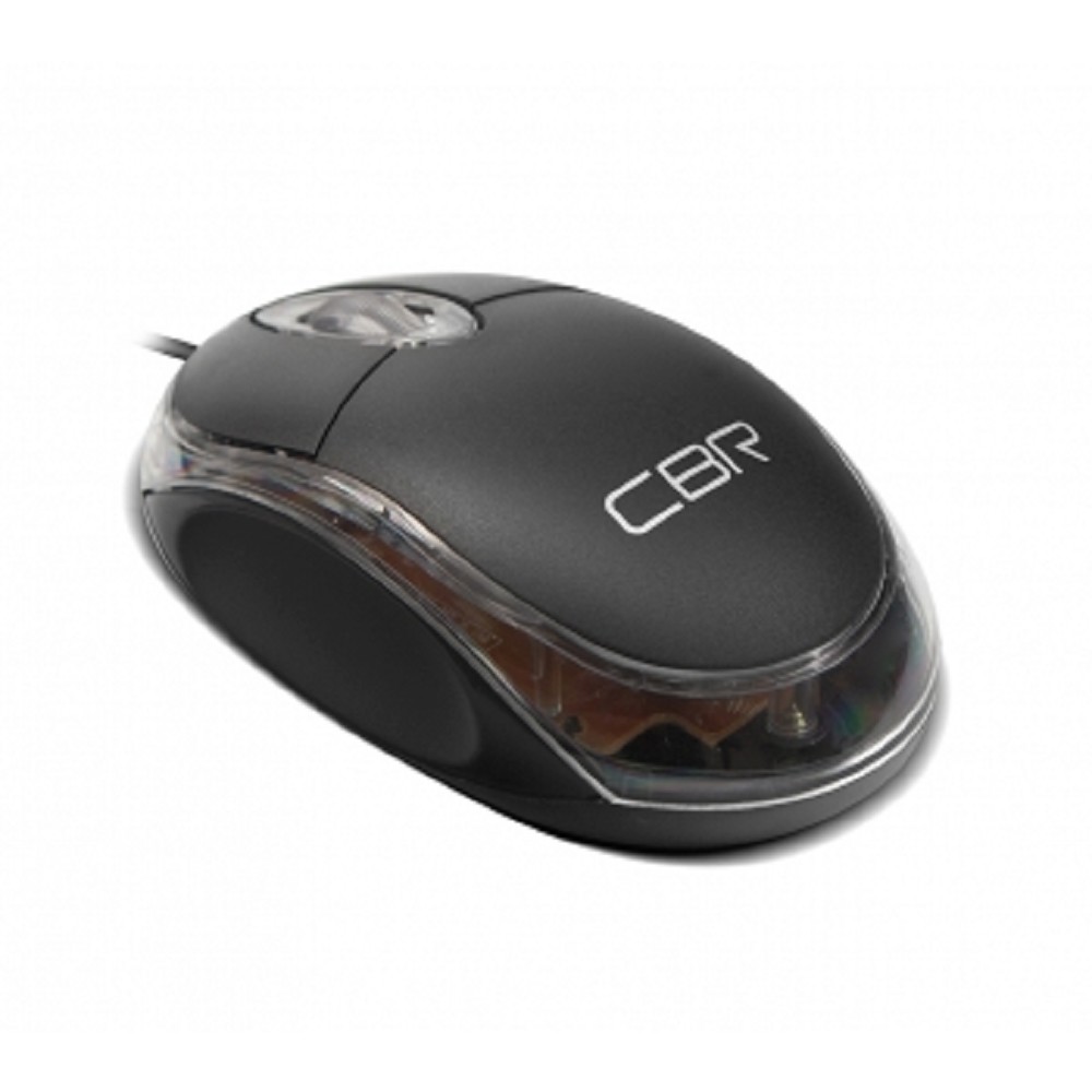 CBR CM 122 Black USB, Мышь офисн./ноутбучная, оптич., 1000 dpi, 3 кн., 1,3 м