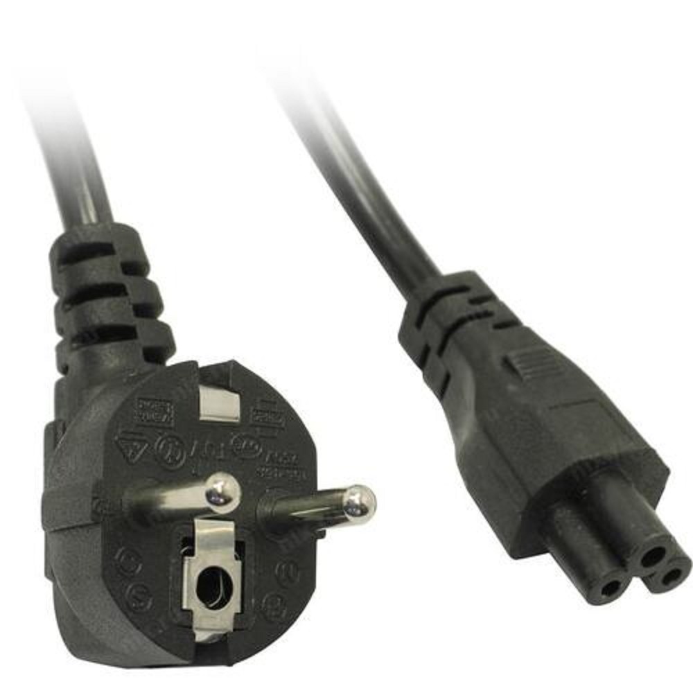 Exegate ES281006RUS Кабель питания ноутбуков ExeGate Special PC5-1,8S (Евровилка Schuko->С5) 3*0.5mm2, CCA, черный, 1.8м.