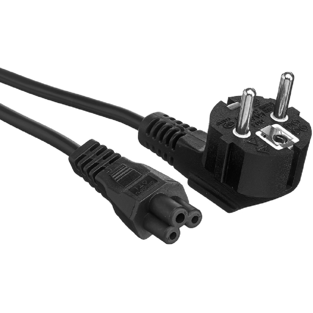 Exegate ES281010RUS Кабель питания ноутбуков ExeGate Special PC5-1,8S (Евровилка Schuko->С5) (3-pin) 0.75mm2, ССА, черный, 1.8м.