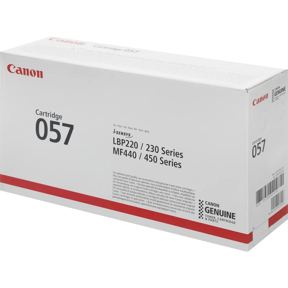 Canon Cartridge 057 3009C002 Тонер-картридж для Canon i-SENSYS MF443dw/MF445dw/MF446x/MF449x/LBP223dw/LBP226dw/LBP228x, 3100 стр.