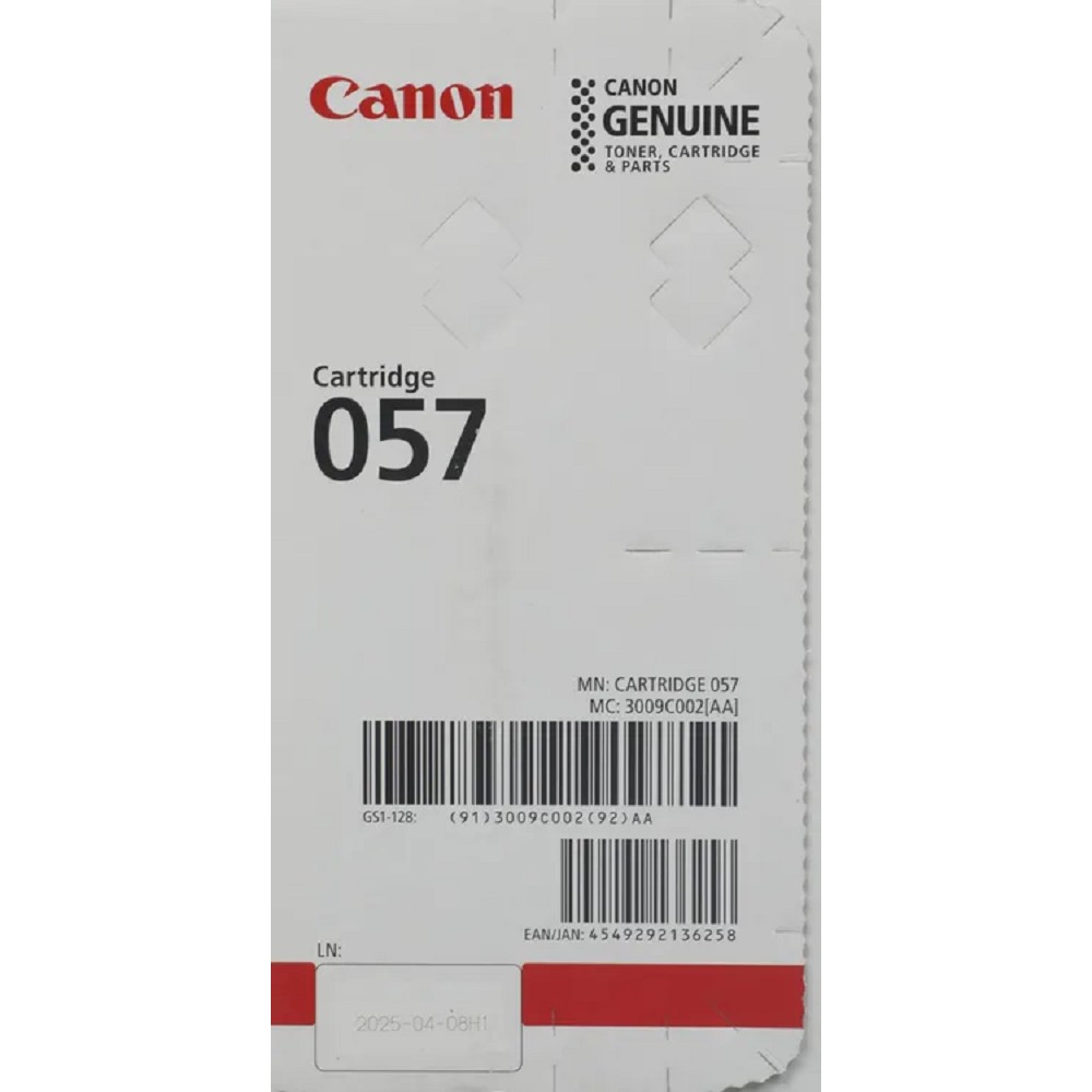 Canon Cartridge 057 3009C002 Тонер-картридж для Canon i-SENSYS MF443dw/MF445dw/MF446x/MF449x/LBP223dw/LBP226dw/LBP228x, 3100 стр.