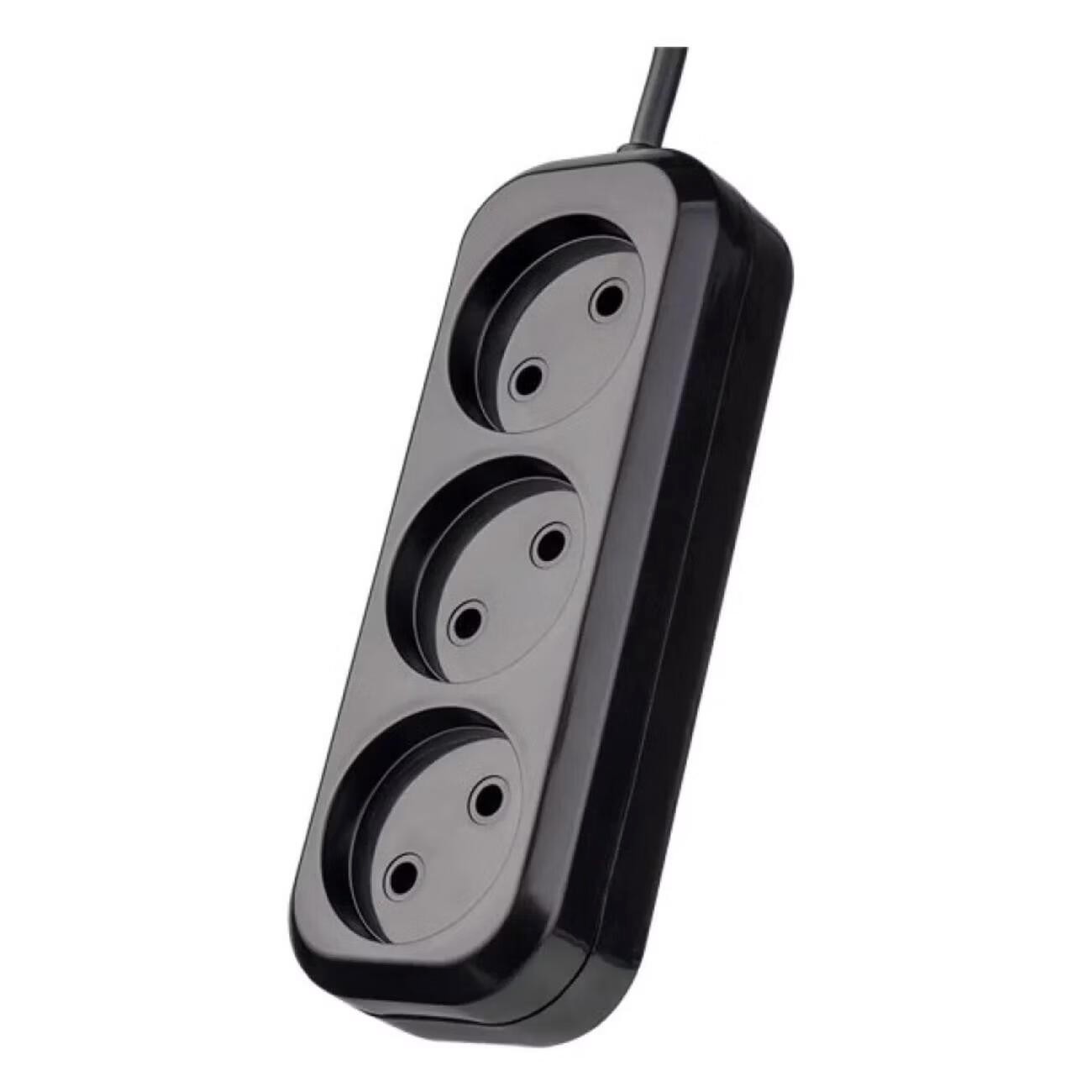 Perfeo Сетевой удлинитель без заземления "RU POWER", PF_B4066 (3,0м, 3 розетки, чёрный (Р16-012))