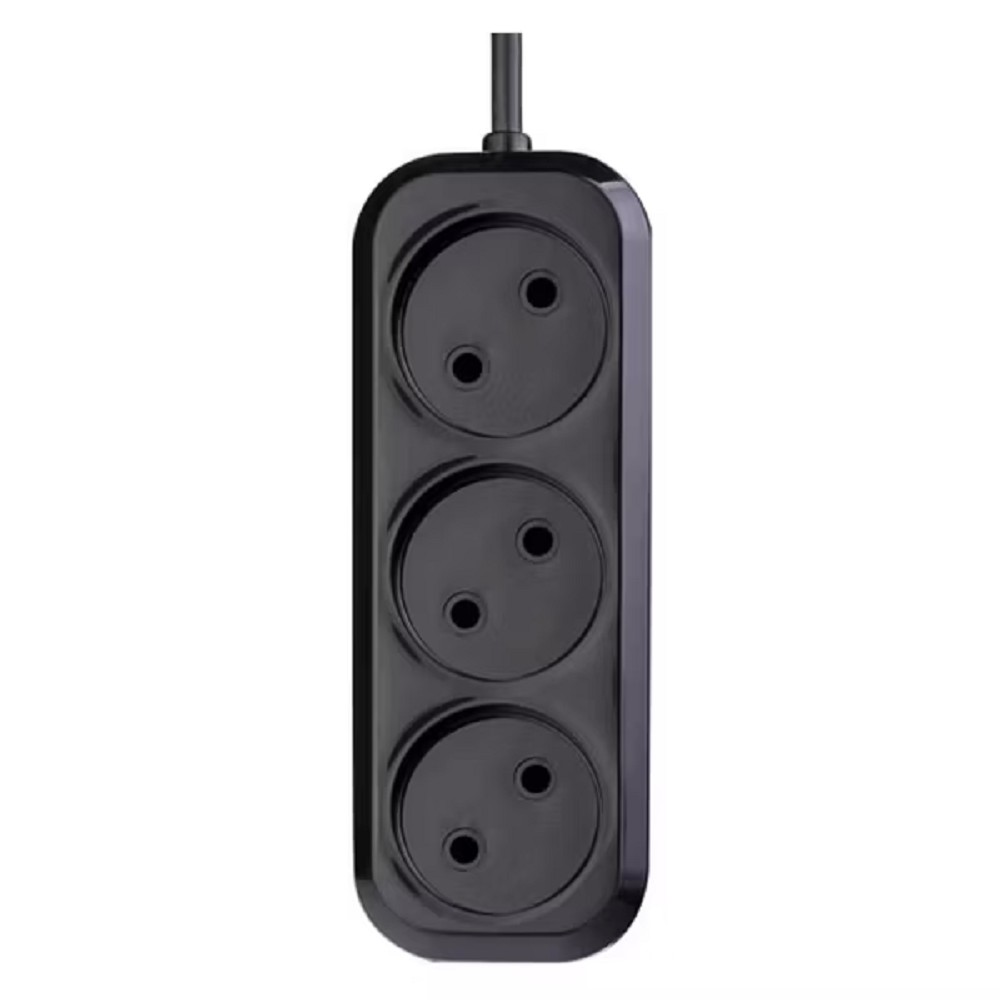 Perfeo Сетевой удлинитель без заземления "RU POWER", PF_B4067 (5,0м, 3 розетки, чёрный (Р16-012))