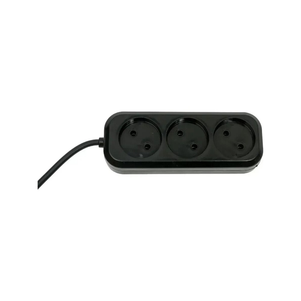 Perfeo Сетевой удлинитель без заземления "RU POWER", PF_B4068 (7,0м, 3 розетки, чёрный (Р16-012))