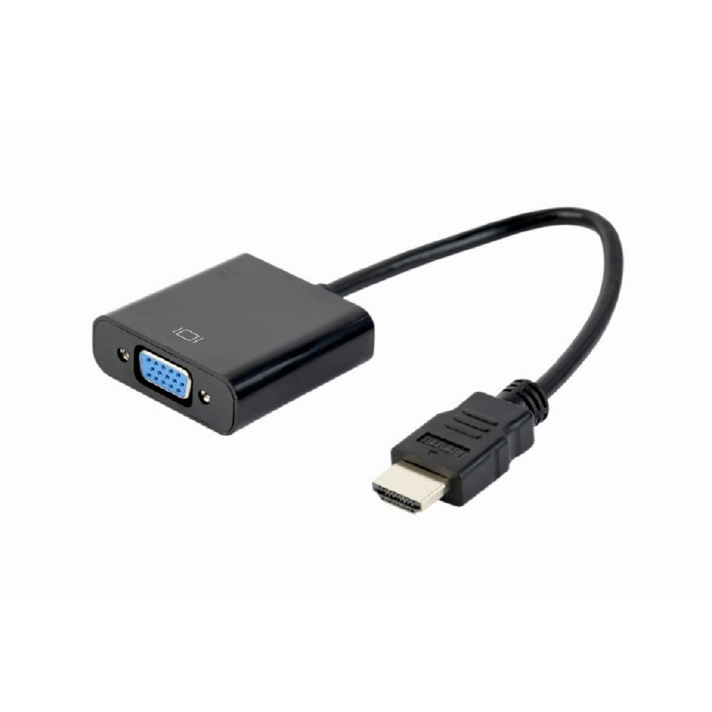 Bion Переходник с кабелем HDMI - VGA, 19M/15F, длина кабеля 15см [BXP-A-HDMI-VGA-04]
