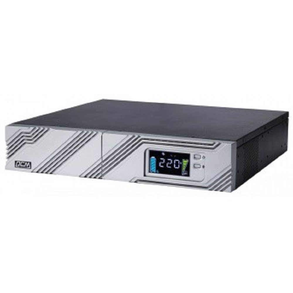 Powercom Smart-UPS SMART RT, Line-Interactive, 3000VA/2700W, Rack/Tower, 8*IEC320-C13+ 1*C19 (9 batt), Serial+USB, SNMP Slot, подкл. доп. Батарей (1157690) арт. SRT-3000A LCD
