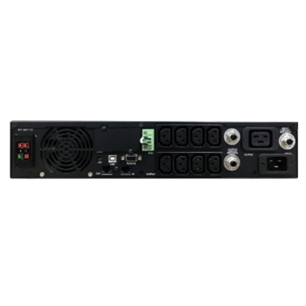 Powercom Smart-UPS SMART RT, Line-Interactive, 3000VA/2700W, Rack/Tower, 8*IEC320-C13+ 1*C19 (9 batt), Serial+USB, SNMP Slot, подкл. доп. Батарей (1157690) арт. SRT-3000A LCD